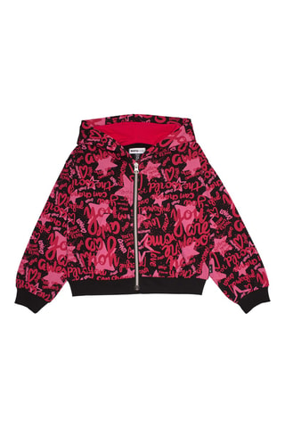 Sweater met Capuchon en Legging - Rood