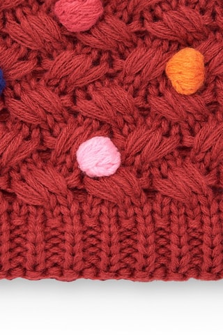 Colsjaal - Blauw, bruin en roze