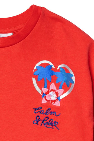 Sweater Hello Playa - Rood