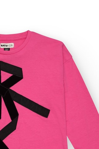 T-shirt - Noir et rose