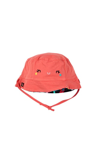 Dubbelzijdig bobhoedje Juicy - Rood