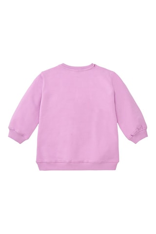 Fleece Jurk - Groen, geel en roze