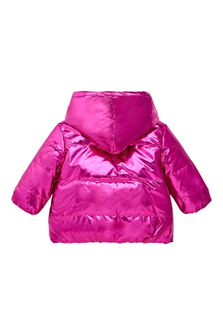 Dubbelzijdige Parka - Wit, beige en roze