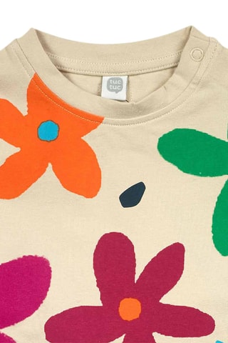 T-shirt - Rood, roze en grijs
