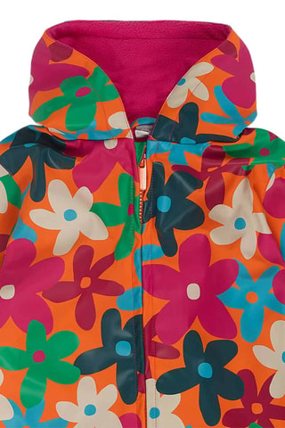 Regenjas - Blauw, oranje en roze