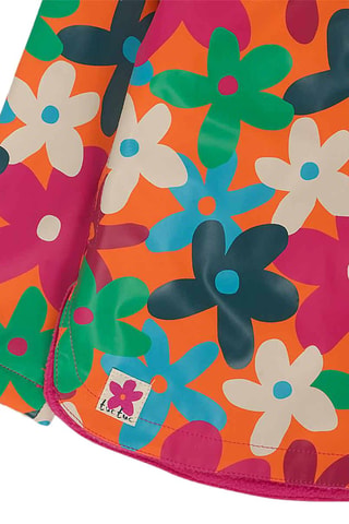 Regenjas - Blauw, oranje en roze