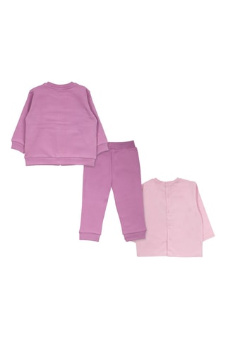 3-delige Set - Blauw, geel en roze