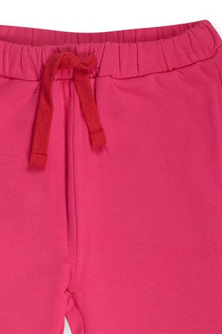 Fleece Joggingbroek - Rood en roze