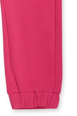 Fleece Joggingbroek - Rood en roze