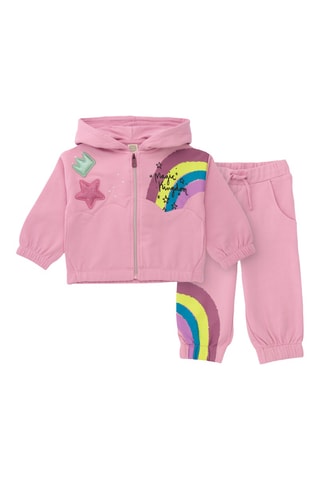 Sweater met Capuchon en Joggingbroek - Roze