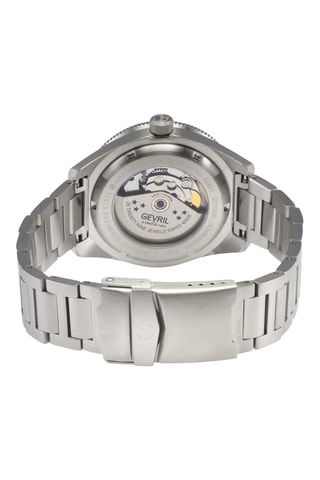 Montre automatique en acier - Argenté et noir