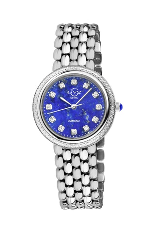 Montre à quartz en acier et diamants Arezzo