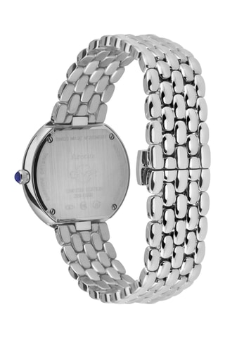 Montre à quartz en acier et diamants Arezzo