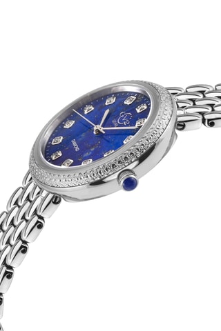 Montre à quartz en acier et diamants Arezzo
