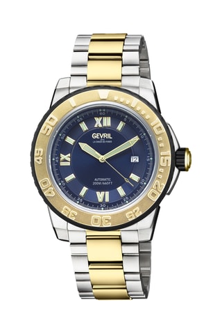 Montre automatique en acier Seacloud - Doré et Argenté