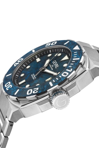 Montre automatique en acier Fortuna - Argenté