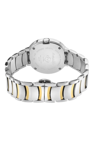 Montre à quartz en acier - Argenté et doré