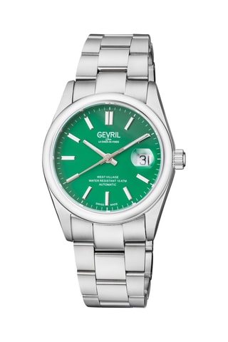 Montre Sellita SW200 Swiss Automatic Movement en acier - Argenté et vert