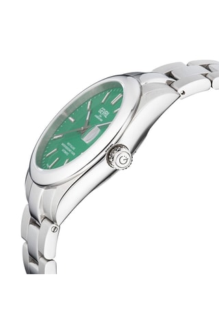 Montre Sellita SW200 Swiss Automatic Movement en acier - Argenté et vert