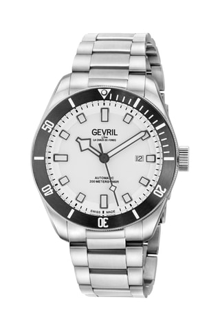 Montre automatique en acier Sellita SW200 Yorkville - Argenté