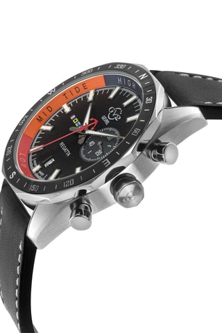 Montre à quartz en cuir Regatta - Boussole - Noir et rouge