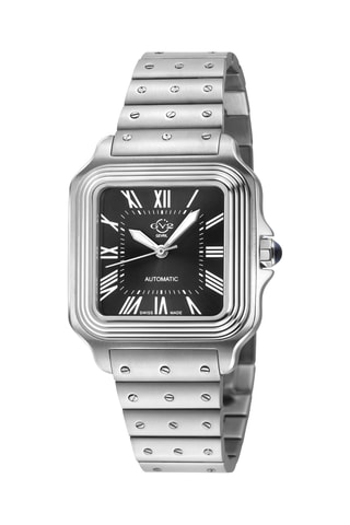 Montre automatique en acier Lusso XL - Argenté