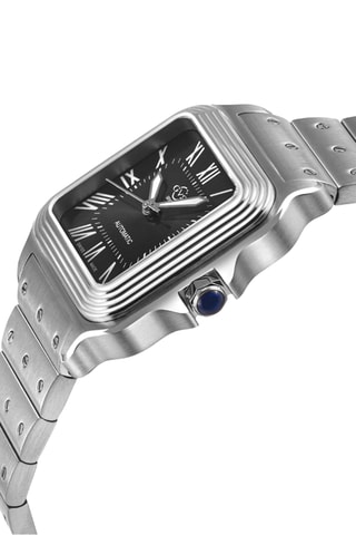 Montre automatique en acier Lusso XL - Argenté