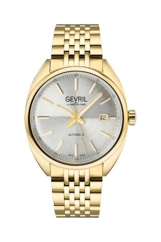 Montre automatique Sellita SW200 en acier Five Points - Doré et argenté