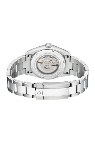 Montre automatique Sellita SW200 Swiss en acier - Argenté et rouge