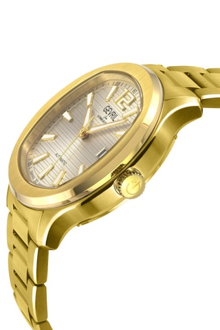 Montre automatique en acier - Doré et argenté