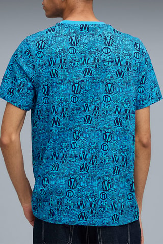 T-shirt regular Olympique de Marseille - Bleu