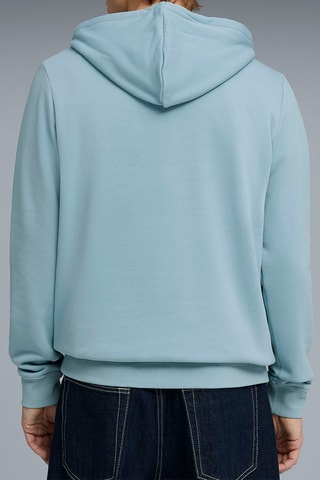 Felpa in pile con cappuccio Essentials - Blu