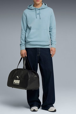 Felpa in pile con cappuccio Essentials - Blu