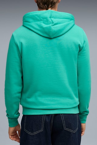 Felpa in pile con cappuccio Essentials - Verde