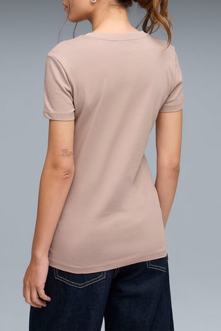 T-shirt regular Trèfle Essentials - Rosa