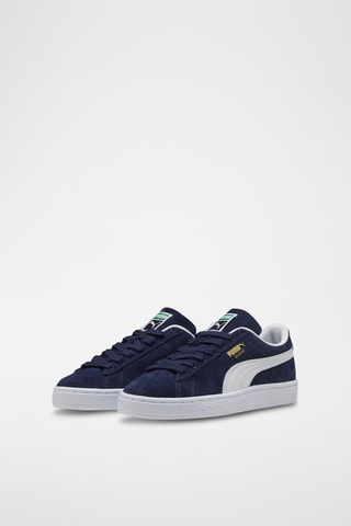Baskets en nubuck - Bleu marine