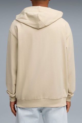 Sweat à capuche Olympique de Marseille - Beige