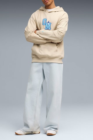 Sweat à capuche Olympique de Marseille - Beige