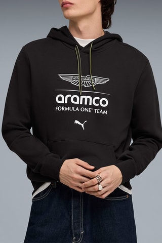 Sweat à capuche Aston Martin Cognizant F1 Team - Noir