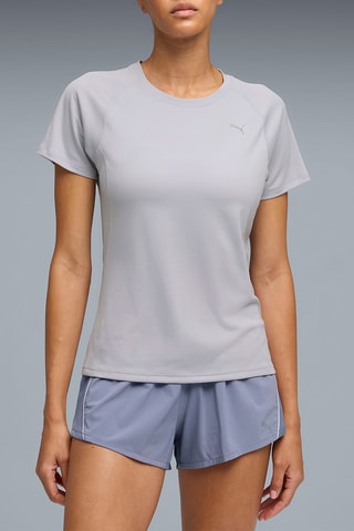 T-shirt de running Velocity - Argenté