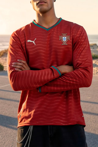 Maillot d’entraînement de football Fédération Portugaise - Rouge