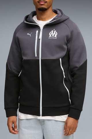 Felpa con cappuccio Olympique de Marseille - Nero