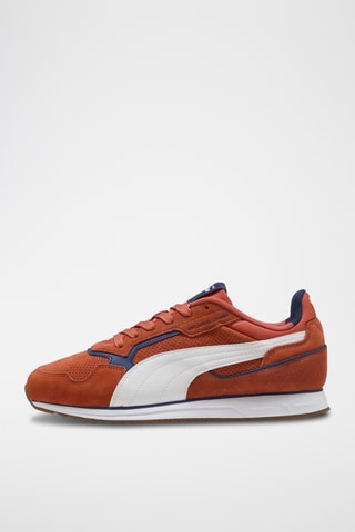 Sneakers in pelle scamosciata PL - Arancione
