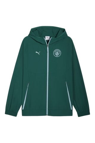 Giacca da training con cappuccio Manchester City Football Club - Verde scuro