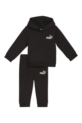 Felpa con cappuccio e pantaloni Minicats - Nero