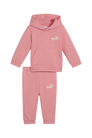 Felpa con cappuccio e pantaloni Minicats - Rosa