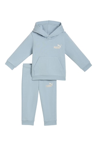 Felpa con cappuccio e pantaloni Minicats - Blu