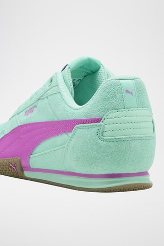 Sneakers in pelle scamosciata Bella Donna - Verde chiaro