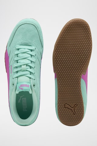 Sneakers in pelle scamosciata Bella Donna - Verde chiaro