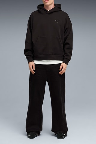 Sweat polaire à capuche Essentials - Noir